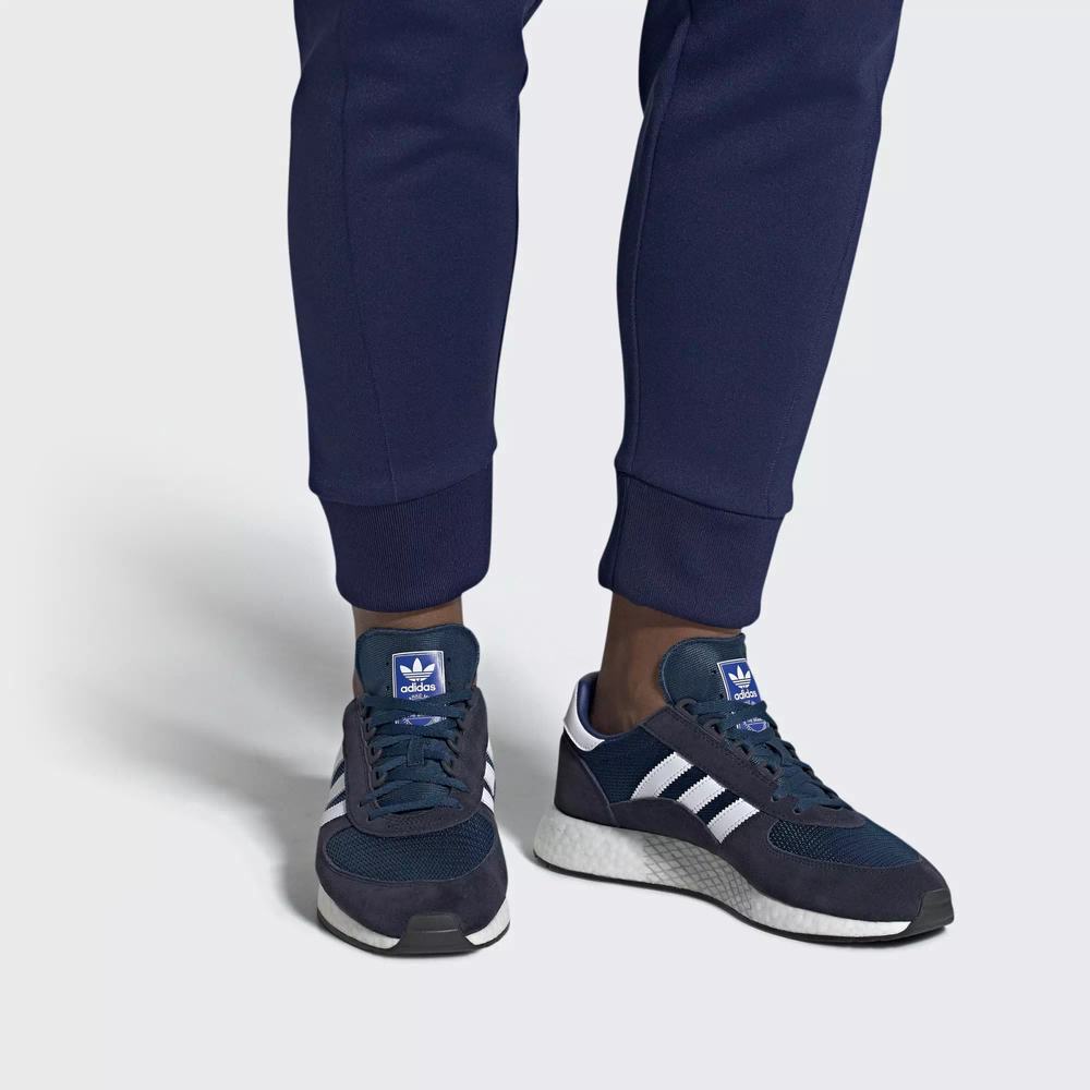 Adidas Marathon Tech Tenis Azules Para Mujer (MX-76417)
